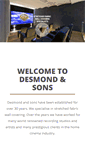 Mobile Screenshot of desmondandsons.co.uk